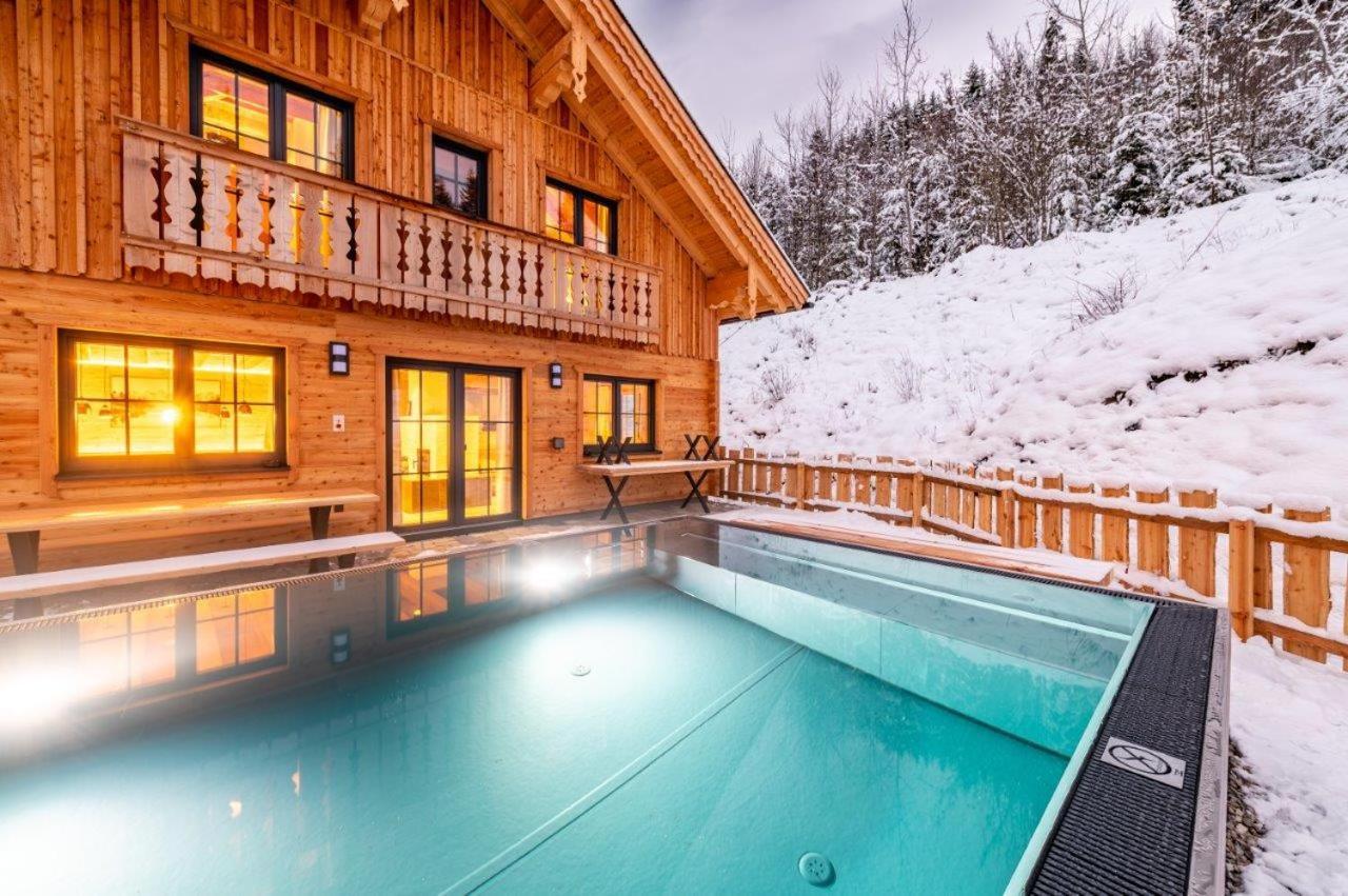 Poolchalet Dachsteinblick Pruggern Ngoại thất bức ảnh