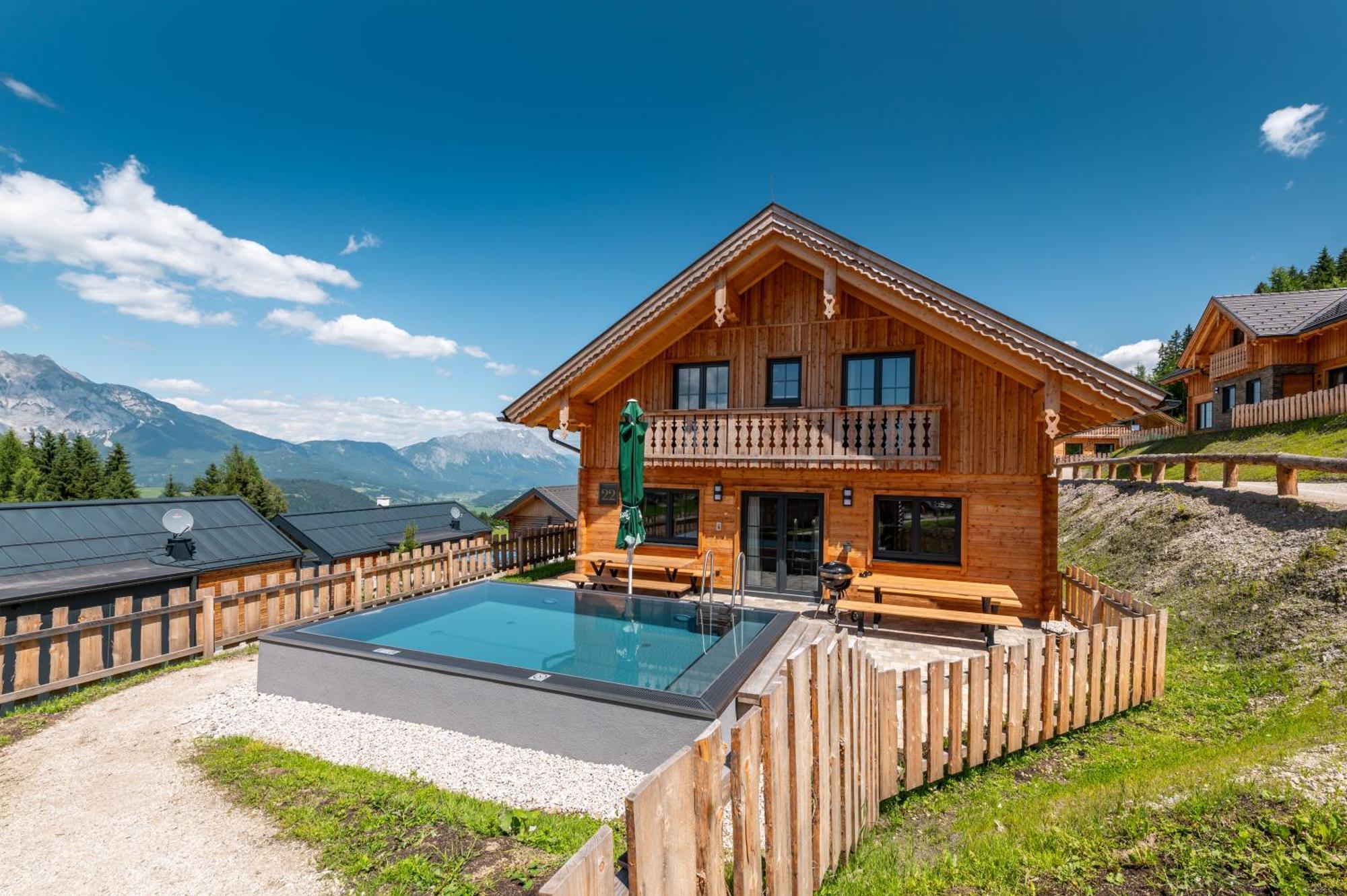 Poolchalet Dachsteinblick Pruggern Ngoại thất bức ảnh